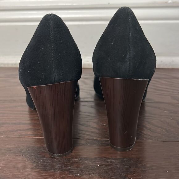 MISSONI FOR TARGET BLACK SUEDE PUMPS SIZE 7 - Picture 9 of 11